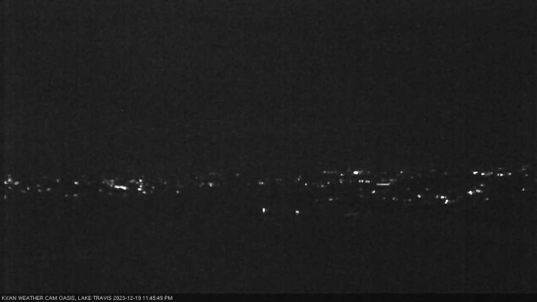 Lake Travis webcam, December 19, 2023 11:45 PM CT