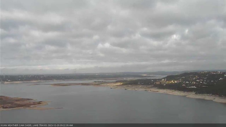 Lake Travis webcam, December 20, 2023 9:25 AM CT