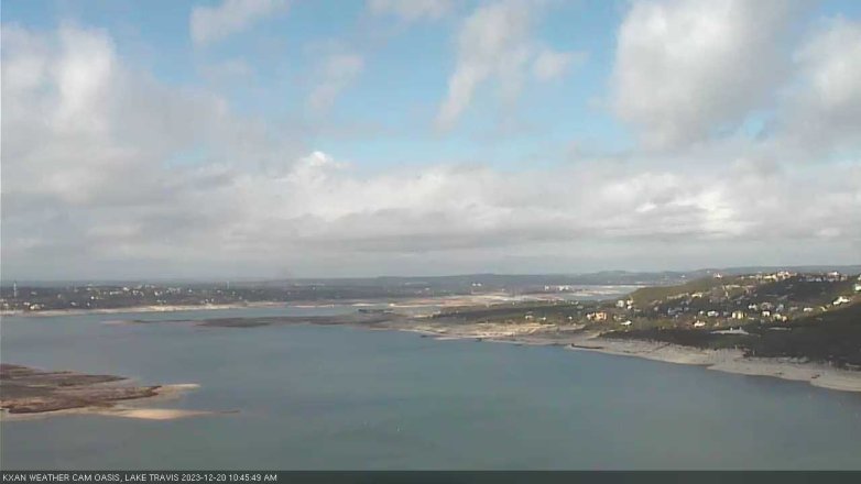 Lake Travis webcam, December 20, 2023 10:45 AM CT
