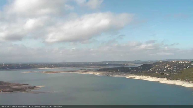 Lake Travis webcam, December 20, 2023 12:00 PM CT
