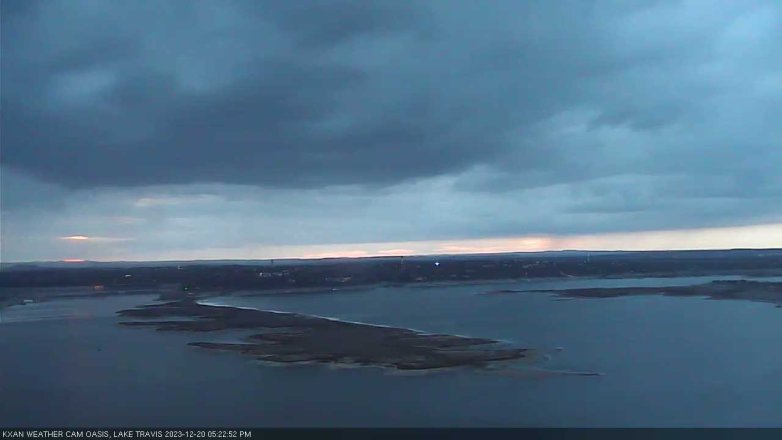 Lake Travis webcam, December 20, 2023 5:25 PM CT