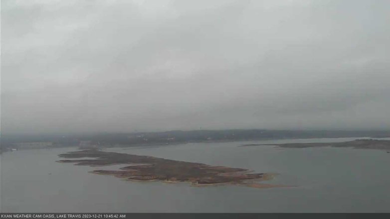 Lake Travis webcam, December 21, 2023 10:45 AM CT