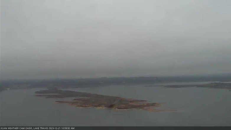 Lake Travis webcam, December 21, 2023 11:00 AM CT