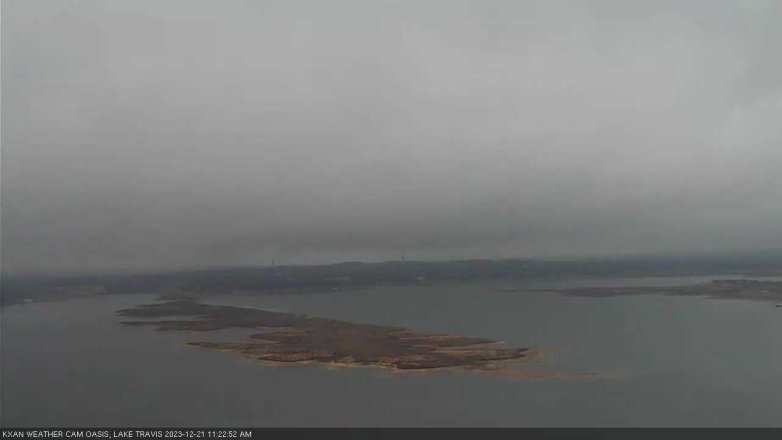 Lake Travis webcam, December 21, 2023 11:25 AM CT