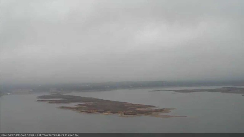 Lake Travis webcam, December 21, 2023 11:45 AM CT