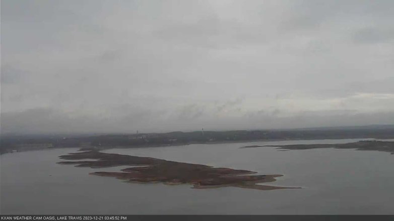 Lake Travis webcam, December 21, 2023 3:45 PM CT