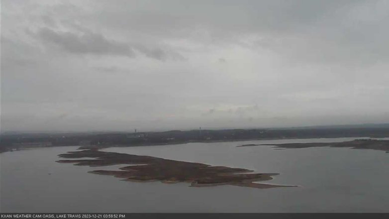 Lake Travis webcam, December 21, 2023 4:00 PM CT