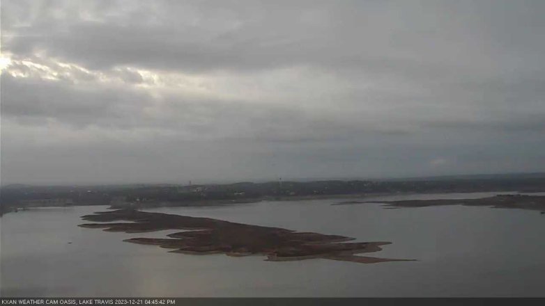 Lake Travis webcam, December 21, 2023 4:45 PM CT