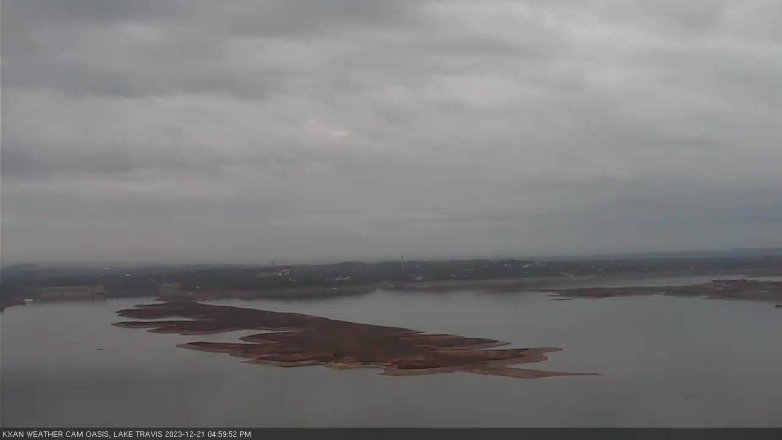 Lake Travis webcam, December 21, 2023 5:00 PM CT