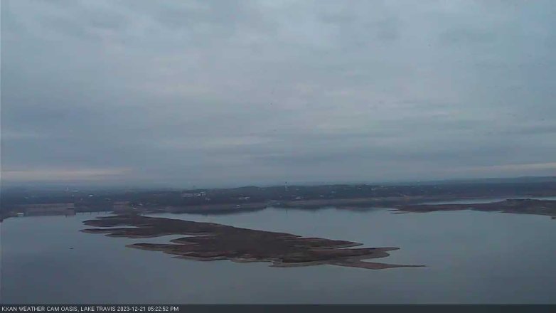 Lake Travis webcam, December 21, 2023 5:25 PM CT