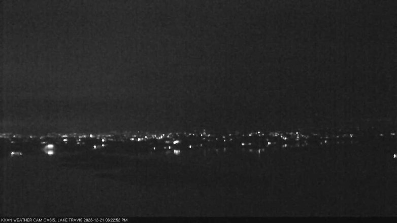 Lake Travis webcam, December 21, 2023 6:25 PM CT