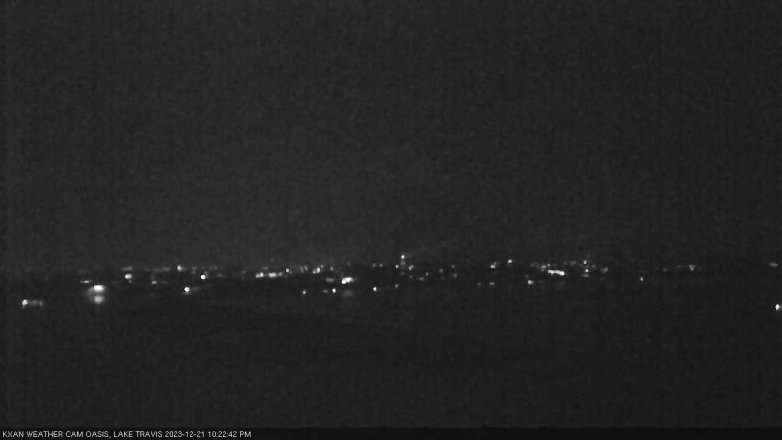 Lake Travis webcam, December 21, 2023 10:25 PM CT