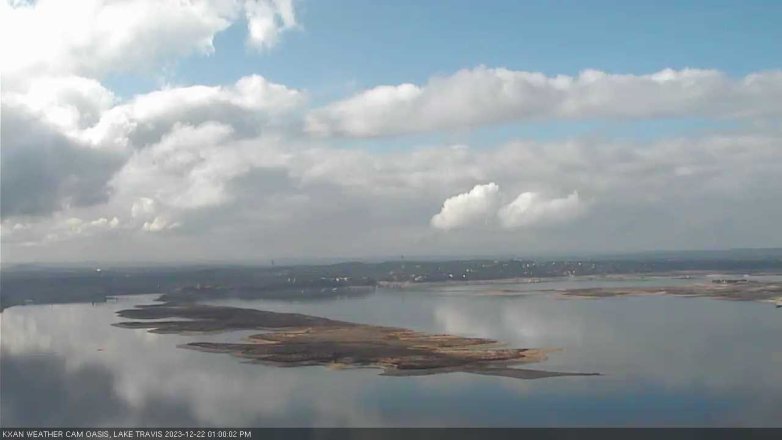 Lake Travis webcam, December 22, 2023 1:00 PM CT