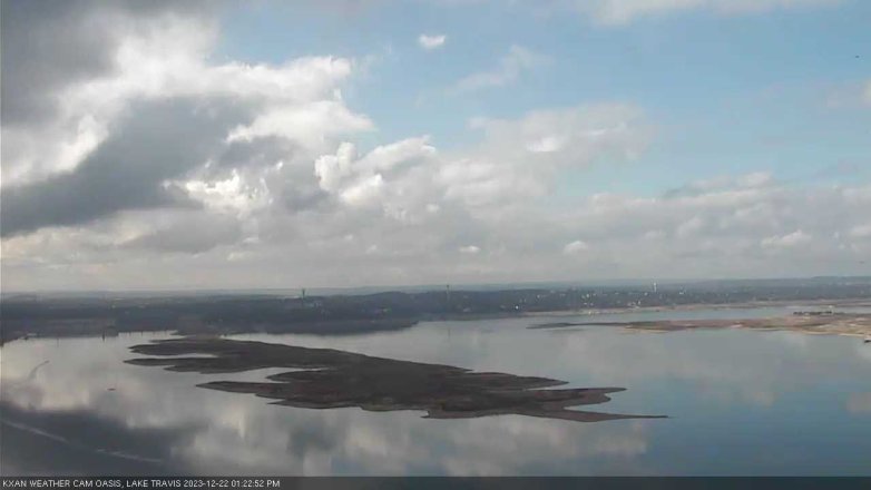 Lake Travis webcam, December 22, 2023 1:25 PM CT