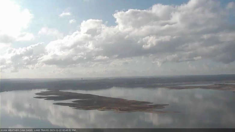 Lake Travis webcam, December 22, 2023 2:45 PM CT