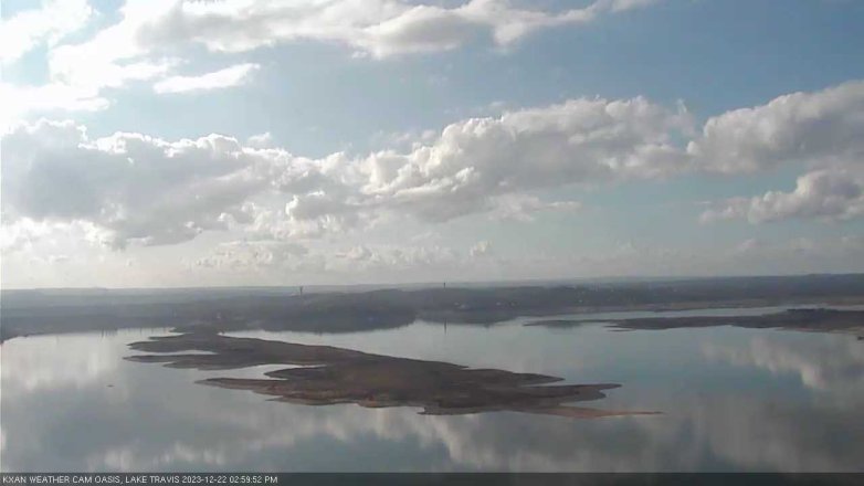 Lake Travis webcam, December 22, 2023 3:00 PM CT