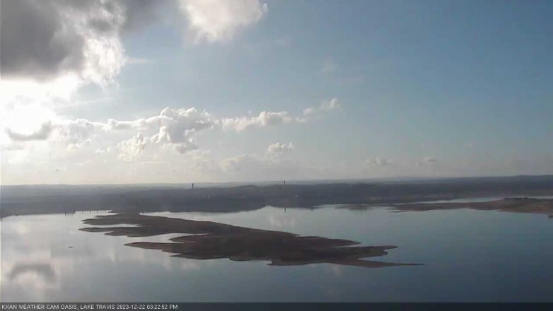 Lake Travis webcam, December 22, 2023 3:25 PM CT
