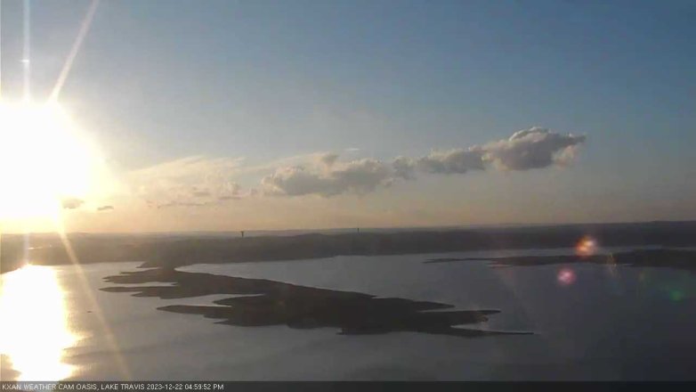 Lake Travis webcam, December 22, 2023 5:00 PM CT