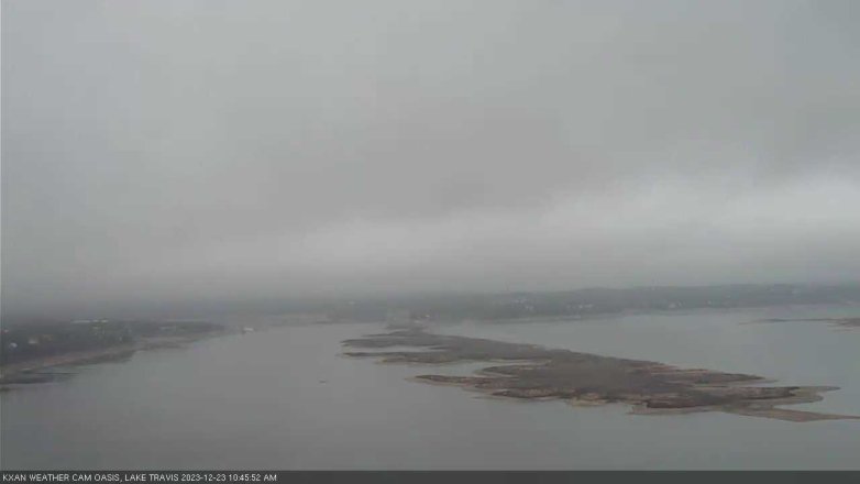 Lake Travis webcam, December 23, 2023 10:45 AM CT