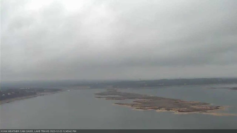 Lake Travis webcam, December 23, 2023 12:45 PM CT