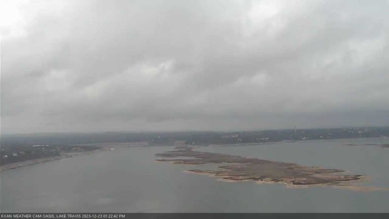 Lake Travis webcam, December 23, 2023 1:25 PM CT