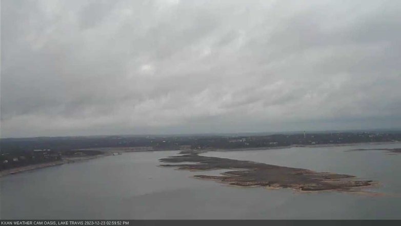 Lake Travis webcam, December 23, 2023 3:00 PM CT