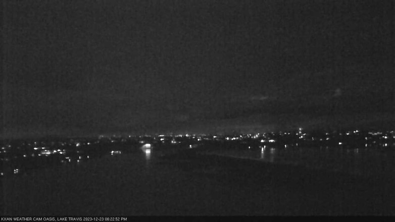 Lake Travis webcam, December 23, 2023 6:25 PM CT