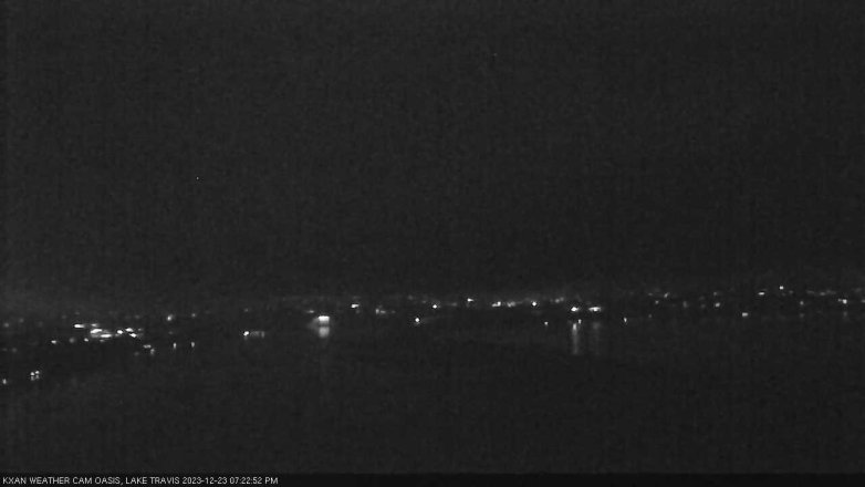 Lake Travis webcam, December 23, 2023 7:25 PM CT