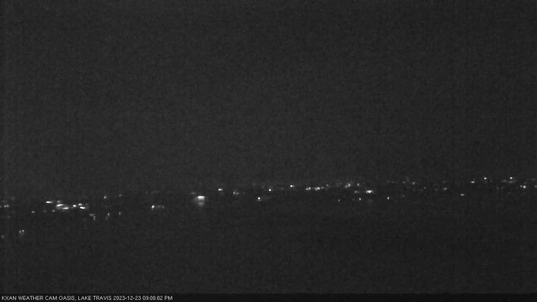 Lake Travis webcam, December 23, 2023 9:00 PM CT