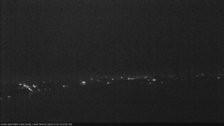 Lake Travis webcam, December 23, 2023 10:25 PM CT
