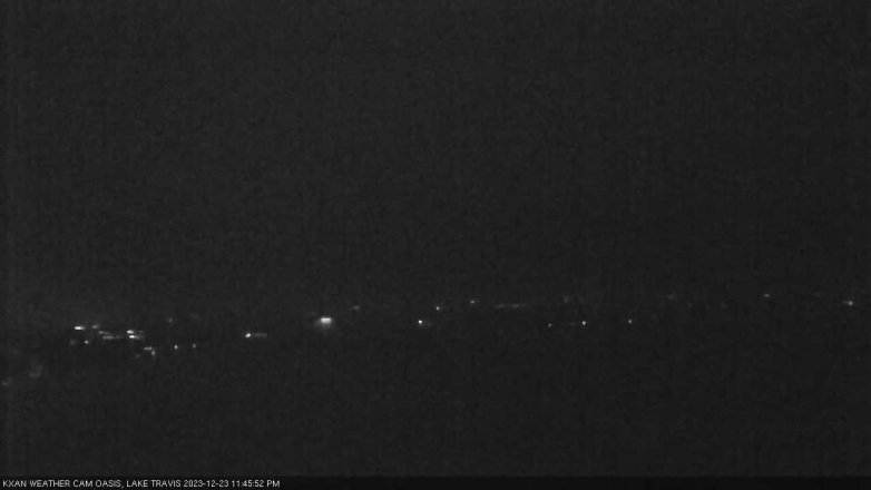 Lake Travis webcam, December 23, 2023 11:45 PM CT