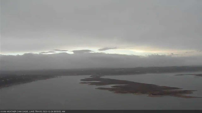 Lake Travis webcam, December 24, 2023 9:00 AM CT