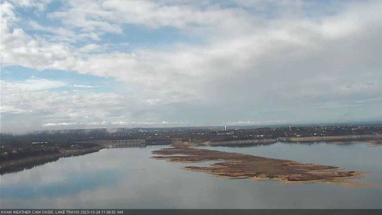 Lake Travis webcam, December 24, 2023 11:00 AM CT