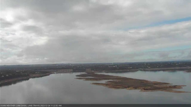 Lake Travis webcam, December 24, 2023 11:25 AM CT