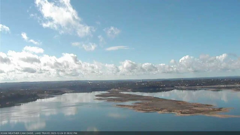 Lake Travis webcam, December 24, 2023 1:00 PM CT