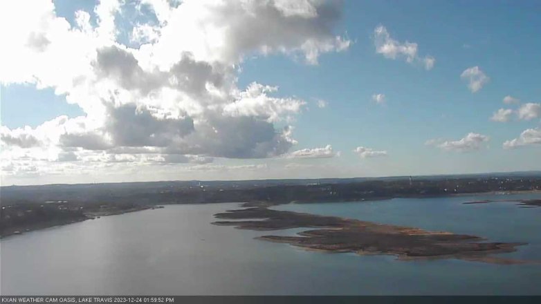 Lake Travis webcam, December 24, 2023 2:00 PM CT
