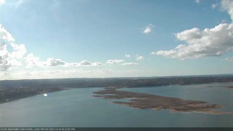 Lake Travis webcam, December 24, 2023 2:25 PM CT