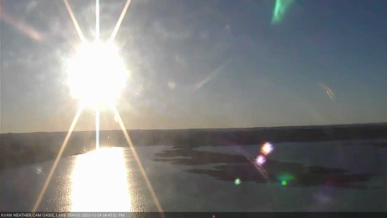 Lake Travis webcam, December 24, 2023 4:45 PM CT