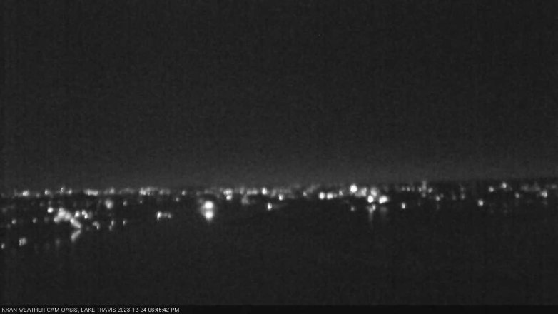 Lake Travis webcam, December 24, 2023 6:45 PM CT
