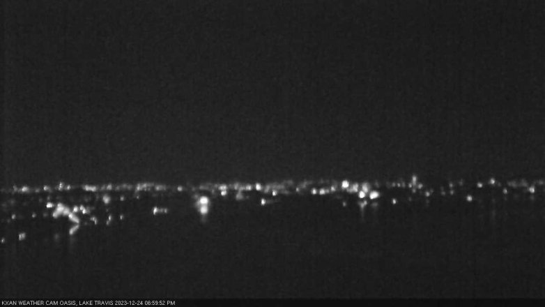 Lake Travis webcam, December 24, 2023 7:00 PM CT