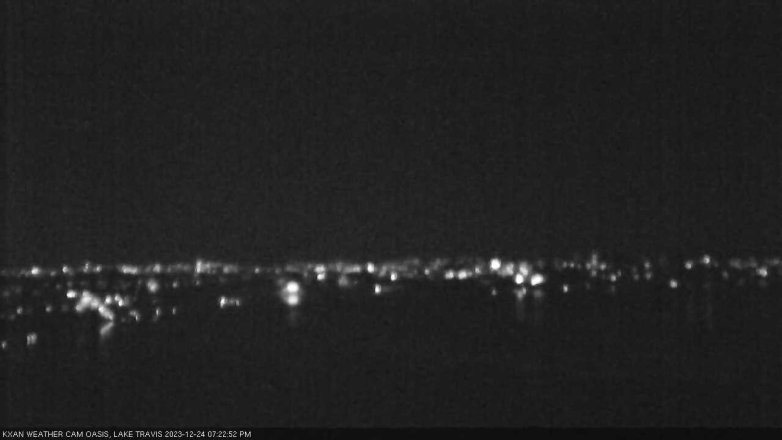 Lake Travis webcam, December 24, 2023 7:25 PM CT