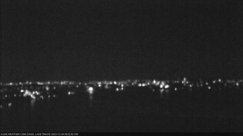 Lake Travis webcam, December 24, 2023 8:25 PM CT