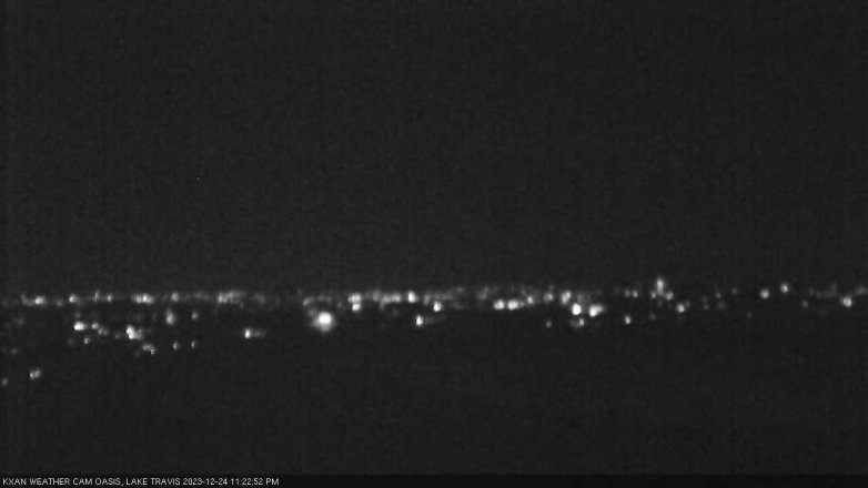Lake Travis webcam, December 24, 2023 11:25 PM CT