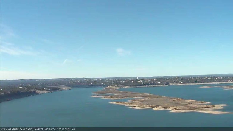 Lake Travis webcam, December 25, 2023 11:00 AM CT
