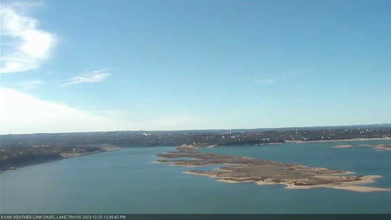Lake Travis webcam, December 25, 2023 12:45 PM CT