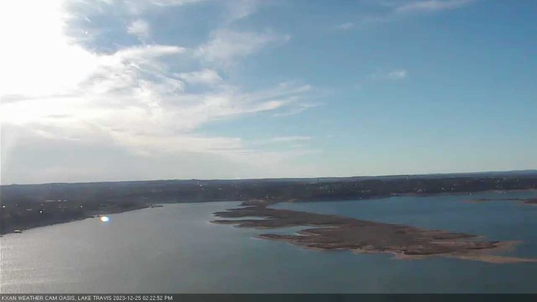 Lake Travis webcam, December 25, 2023 2:25 PM CT