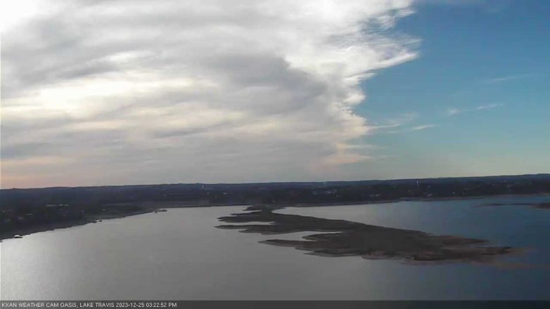 Lake Travis webcam, December 25, 2023 3:25 PM CT