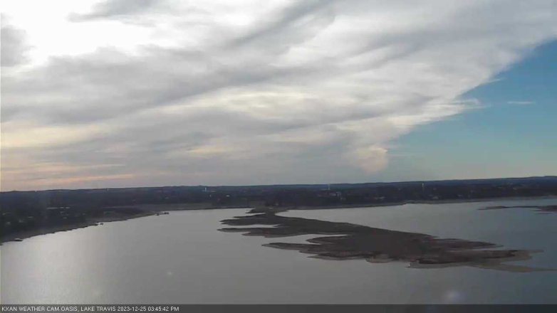 Lake Travis webcam, December 25, 2023 3:45 PM CT