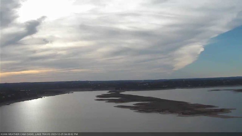 Lake Travis webcam, December 25, 2023 4:00 PM CT