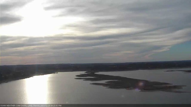 Lake Travis webcam, December 25, 2023 4:25 PM CT